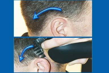using ear tapers clippers
